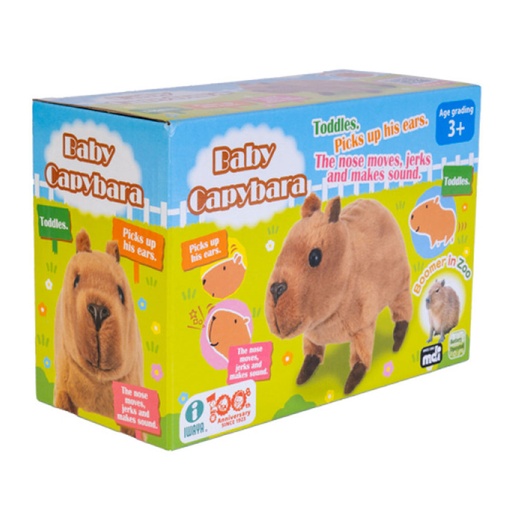 [MI23DYUS01] Capybara Animated Pet Toy