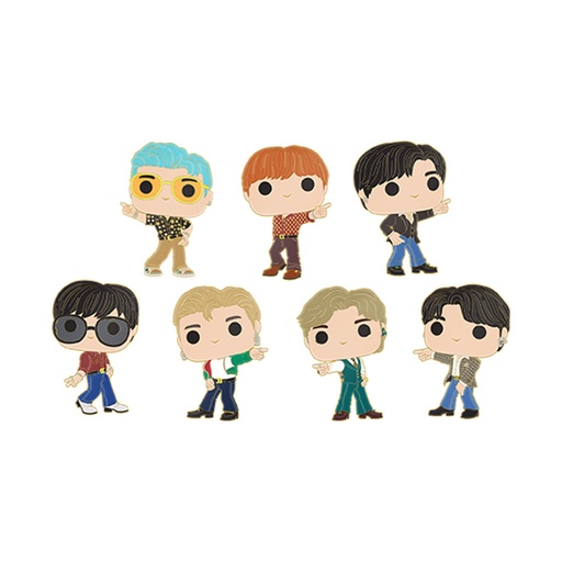[IC15XVEC01] BTS Band Members Enamel Pin 7-Pack