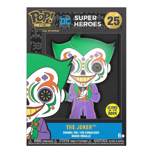 [IC15UUMT01] DC Comics Joker (Day of the Dead) 4" Pop! Pin