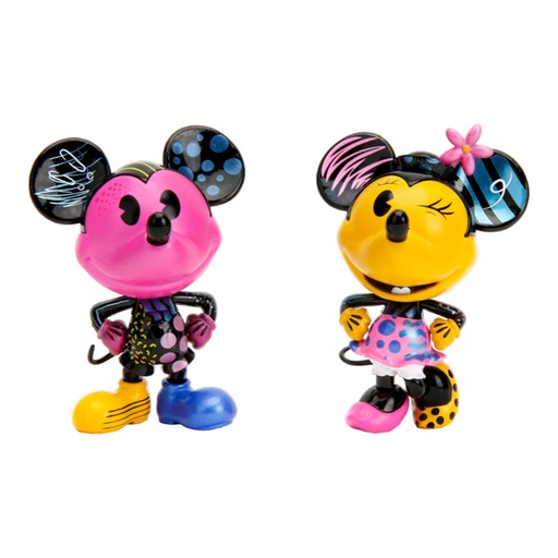 [IC15DYUS01] Disney Mickey & Minnie Next Level Collector 4" MetalFig 2pk