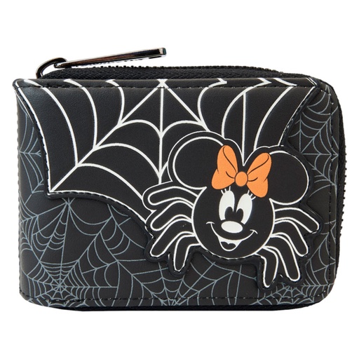 [IC15OIFF01] Disney Minnie Mouse Spider Glow Accordion Wallet