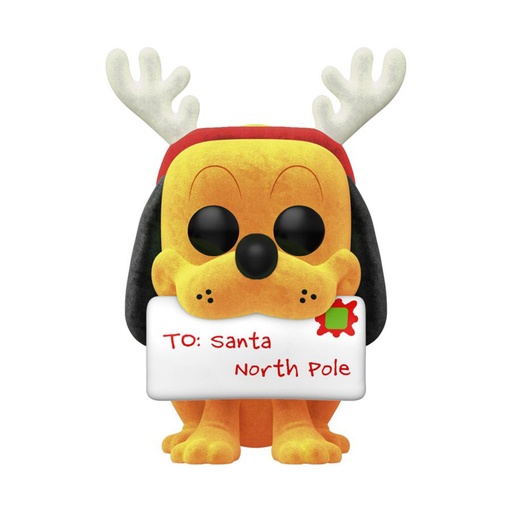 [IC15QWME01] Disney Pluto Holiday US Exclusive Flocked Pop! Vinyl