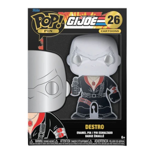 [IC15YJJB01] G.I. Joe Destro 4" Pop! Enamel Pin