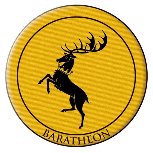 [IC15RZAO01] Game of Thrones Baratheon Embroidered Patch