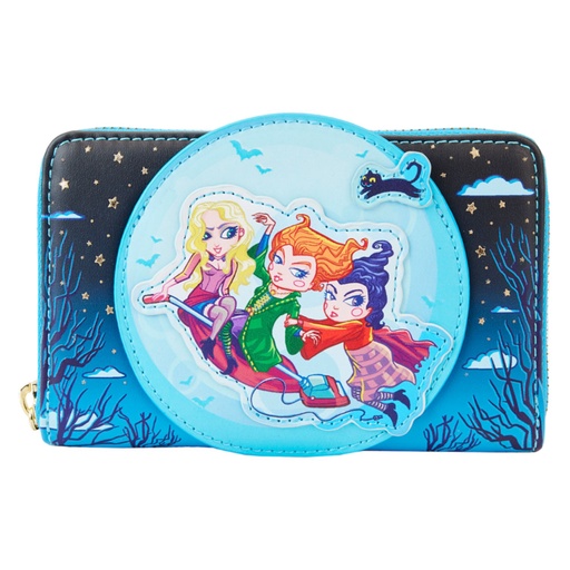 [IC15SSTE01] Hocus Pocus Poster Glow Zip Around Wallet