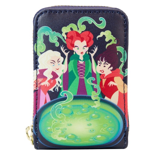 [IC15HJIJ01] Hocus Pocus Sanderson Sisters Cauldron Glow Accordion Wallet