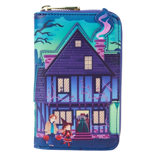 [IC15EEZS01] Hocus Pocus Sanderson Sisters' House Glow Zip Around Wallet