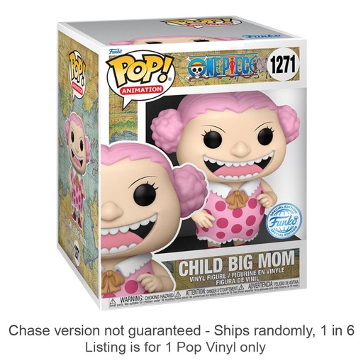 [IC15BQVR01] One Piece Child Big Mom 6" US Pop! Vinyl Chase Ships 1 in 6