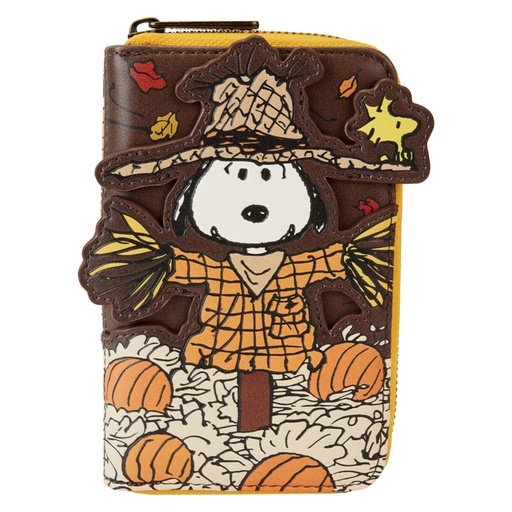 [IC15RUBT01] Peanuts Snoopy Scarecrow Zip Around Wallet