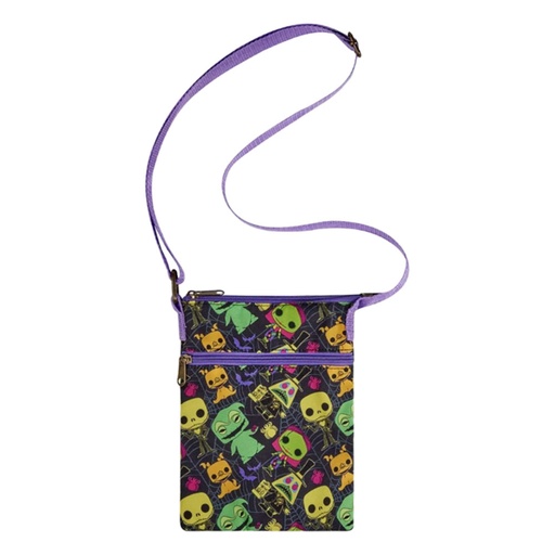 [IC15IAUM01] The Nightmare Before Christmas Blacklight Passport Crossbody