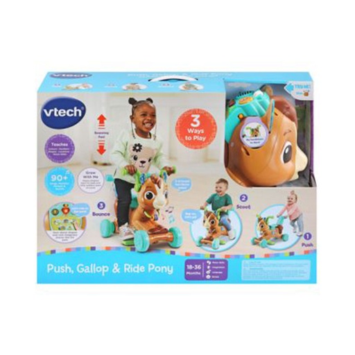 [AB4WNQL01] VTech Push Gallop and Ride Pony