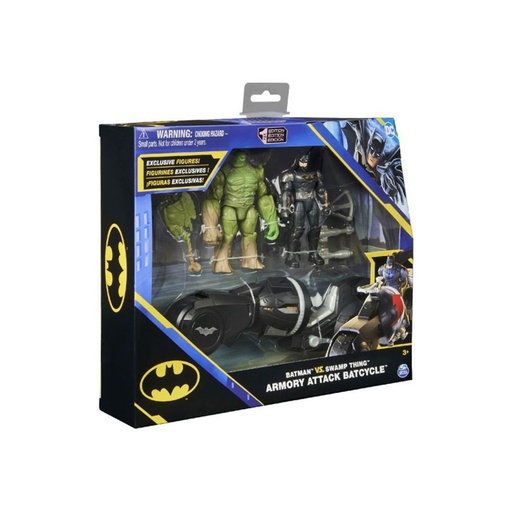 [AB4EQPW01] Batman Batcycle with Two 10cm Figures