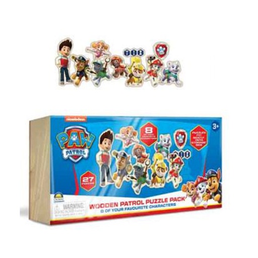 [AB4EBGM01] Paw Patrol Wooden Family Puzzle Pack