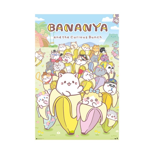 [IM3PJKW01] Bananya and the Curious Bunch Poster (61x91.5cm)