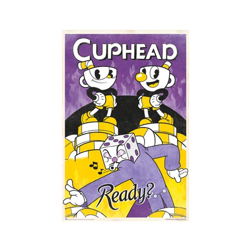 [IM3VZGR01] Cuphead Ready? Poster (61x91.5cm)
