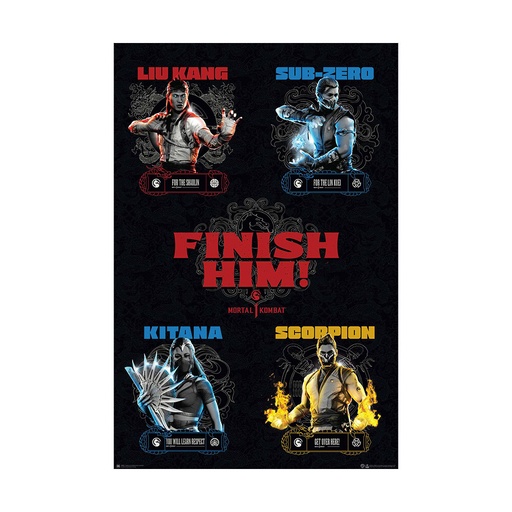 [IM3NEZM01] Mortal Kombat Grid Poster (61x91.5cm)