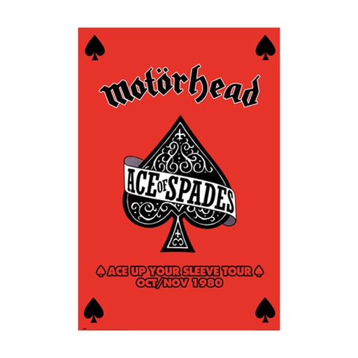 [IM3YGGS01] Motorhead Ace Up Your Sleeve Tour Poster (61x91.5cm)