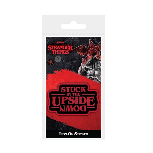 [IM3ASIZ01] Stranger Things Upside Down Emboridery Iron-On Patch
