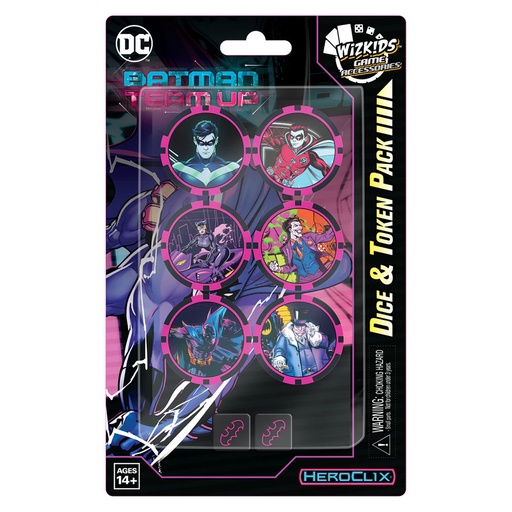 [LP4ZGES01] DC Comics Heroclix Batman Team Up Dice and Token Pack