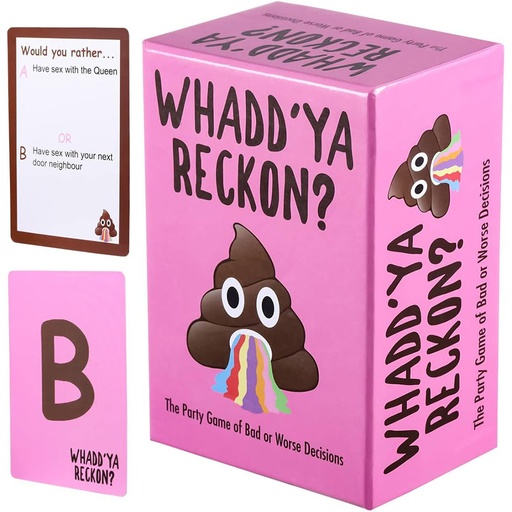 [LP4UQTZ01] Whaddya Reckon Card Game