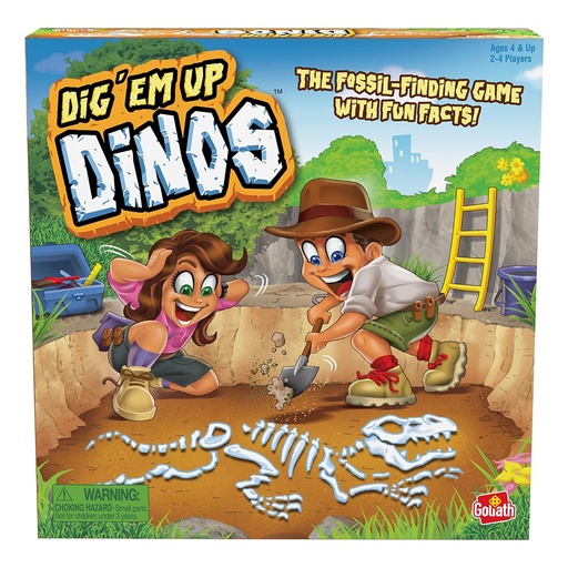 [AI2FPJW01] Dig 'Em Up Dinos Board Game