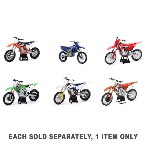 [DD2QMMD01] Motorcycle Dirt Bike 1/12 Scale Model (2pcs Random)