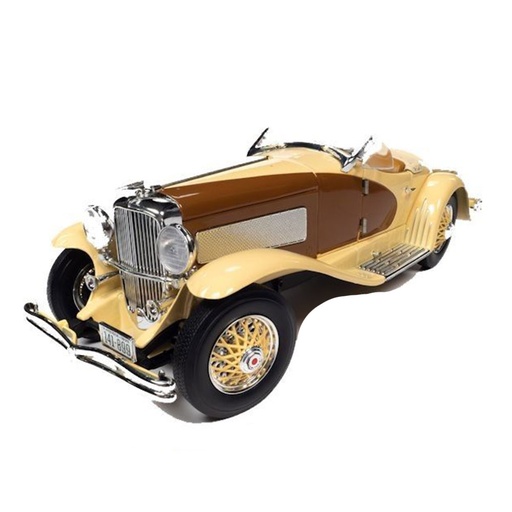 [DD2AIOX01] 1935 Duesenberg SSJYK 1/18 Scale Model (Gold/ChocolateBrown)