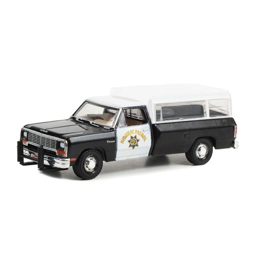 [DD2DEBS01] 1985 Dodge Ram D-100 Truck Highway Patrol 1/64 Scale Model