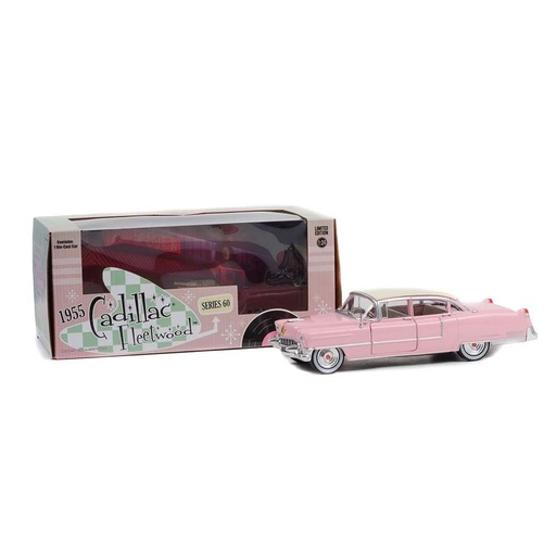 [DD2NEZM01] 1955 Cadillac Fleetwood Series 60 1/24 Scale Model (Pink )