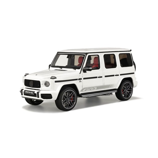 [DD2LCMO01] 2022 G63 AMG Mercedes Benz 1/18 Scale Model (Blanc Opalite)
