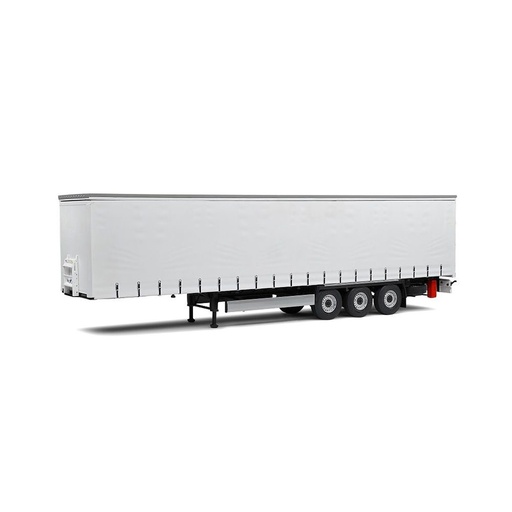 [DD2AHZT01] Solido Curtainside Trailer 1/24 Scale Model (White)