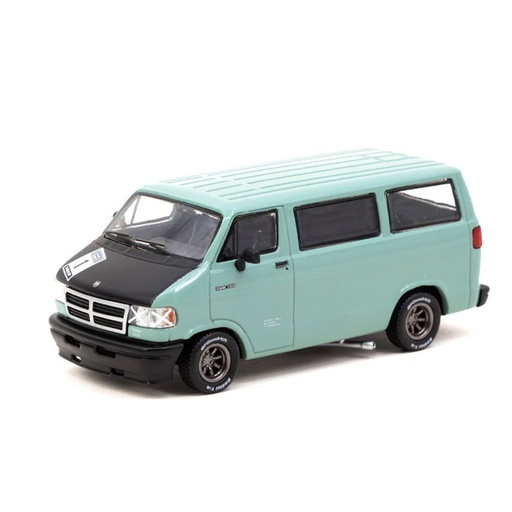 [DD2OYFJ01] Dodge Van Brand New Tooling 1/64 Scale Model (Light Green)