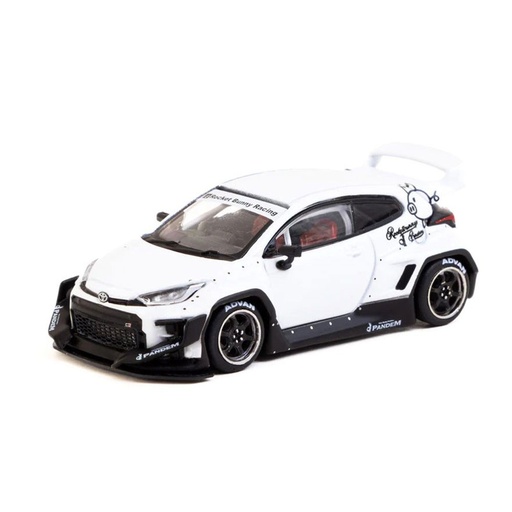 [DD2WNQL01] Pandem Yaris Brand New Tooling 1/64 Scale Model (White)