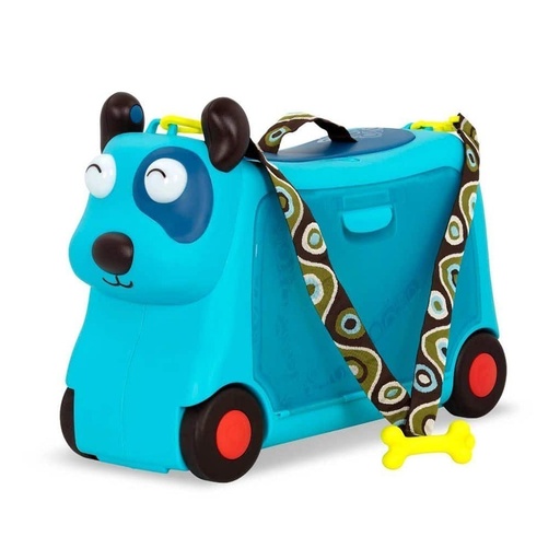 [RP2JXKC01] Woofer on the GoGo Ride-On Suitecase Toy