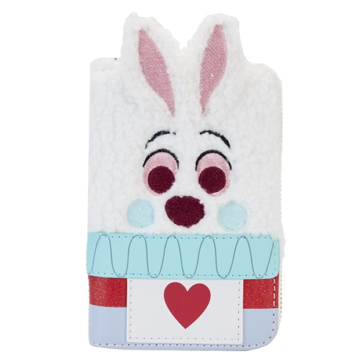 [IC16ALKH01] Alice in Wonderland White Rabbit Cosplay Zip Around Wallet