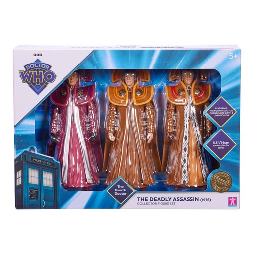 [IC16VRBM01] Doctor Who the Deadly Assassin 1976 Collector Figure Set