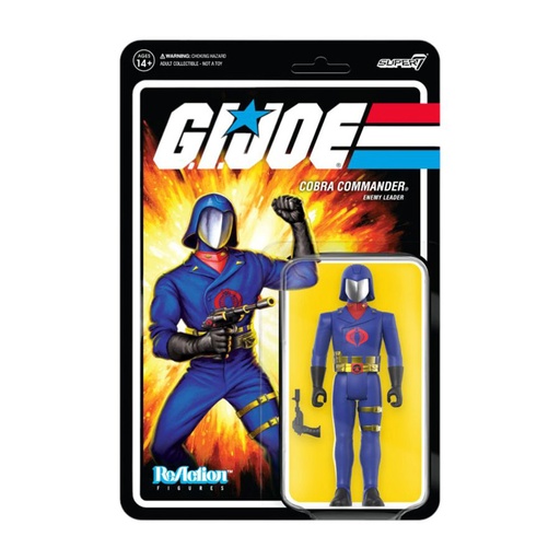 [IC16RYUY01] G.I. Joe Cobra Commander Toy Colors ReAction 3.75" Figure
