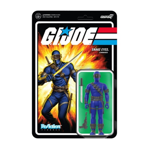 [IC16EYCU01] G.I. Joe Snake Eyes Cartoon V2 ReAction 3.75" Figure