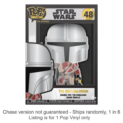 [IC16QSNK01] Star Wars the Mandolorian Enamel Pop! Pin