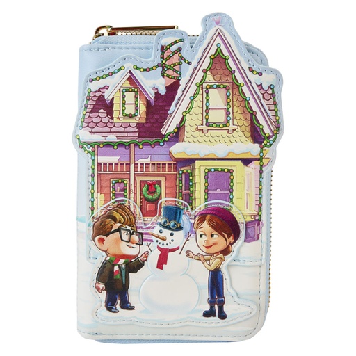 [IC16DZQI01] Up 2009 House Christmas Zip Around Wallet