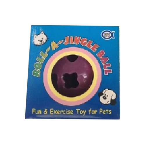 [EP1VICR01] Unipet Roll-A-Jingle Ball Pet Toy