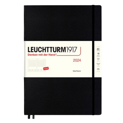 [RG1PNPI01] Leuchtturm 2024 Daily Planner Master A4+ (Black)