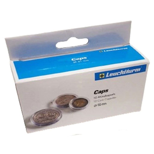 [RG1MISZ01] Leuchtturm Coin Capsules 50mm (Pack of 10)