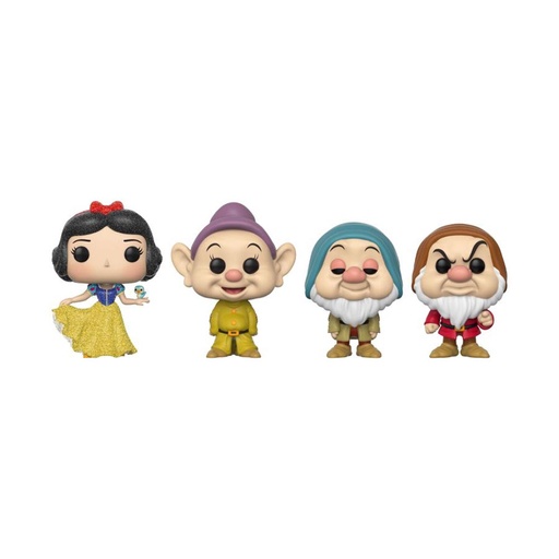 [IC17OXKV01] Snow White Dopey Sleepy Grumpy Ex. Diamond Glitter Pop! 4pk
