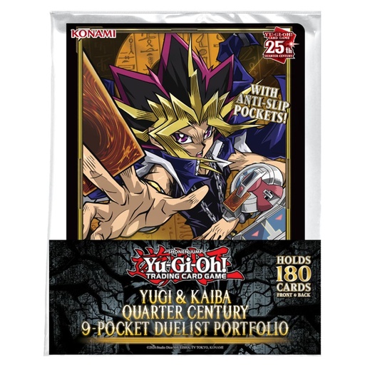 [IC17IVLY01] Yu-Gi-Oh! Yugi & Kaiba Quarter Century 9-Pocket Portfolio