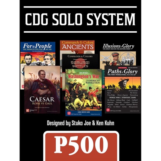 [VR9GBCC01] CDG Solo System Board Game