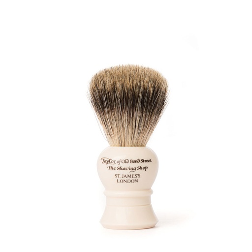 [BM3SPDH01] Taylor of Old Bond Street Pure Badger Travel Brush 17mm