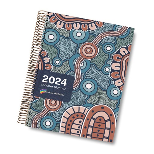[WS5MWLZ01] Elizabeth Richards 2024 Teacher Planner Diary 210x270mm