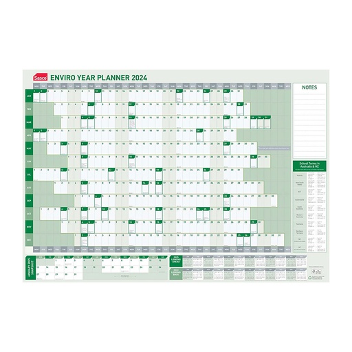 [WS5UTAE01] Sasco Enviro Year to View 2024 Planner