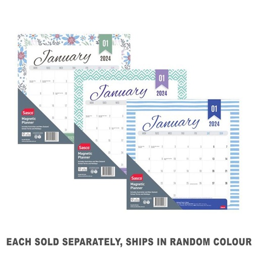 [WS5UBBZ01] Sasco Magnetic Month to View 2024 Calendar